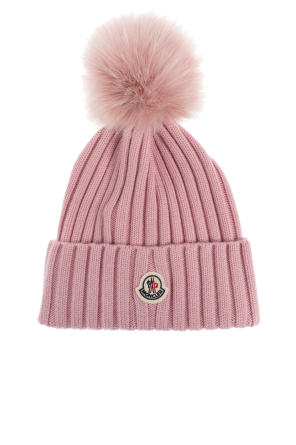 Pink Hat with Pom-pom Moncler - Vitkac GB